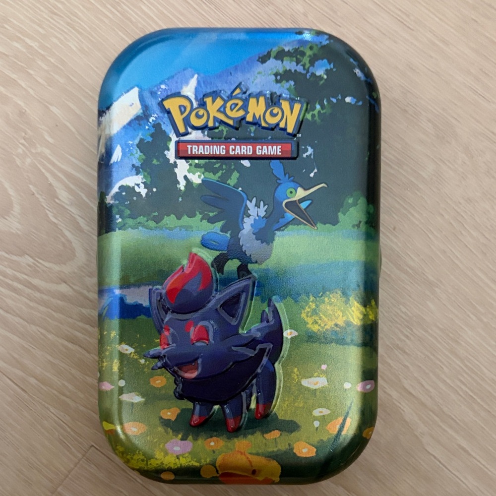 Pokemon TCG mega Evolutions - Ascended Heroes Empty Mini Tin - Zorua